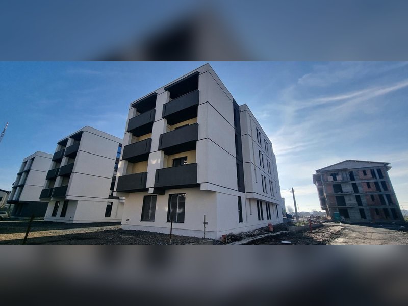 Contemporary apartment blocks